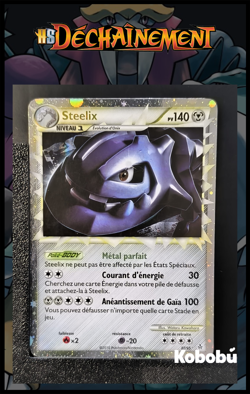 Carte Pokemon Steelix 87/95 PRIME HS Dechainement HGSS FR 3 - Image 1