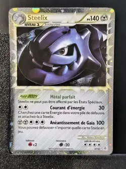 Carte Pokemon Steelix 87/95 PRIME HS Dechainement HGSS FR 3 - Image 2