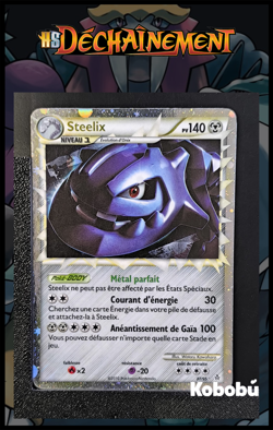 Carte Pokemon Steelix 87/95 PRIME HS Dechainement HGSS FR 2 - Image 1
