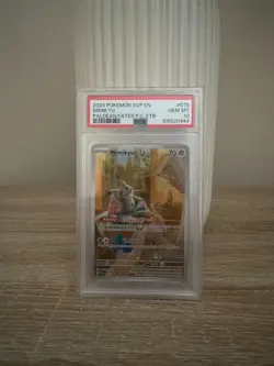 Mimikyu SVP075 Pokemon Center Stamp Paldean Fates Black Star Promo PSA 10 - Image 1