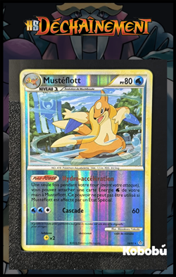 Carte Pokemon Musteflott 16/95 Reverse HS Dechainement HGSS FR - Image 1
