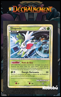 Carte Pokemon Shaymin 8/95 Holo HS Dechainement HGSS FR - Image 1