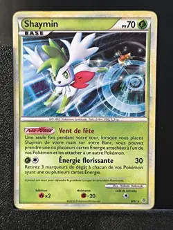Carte Pokemon Shaymin 8/95 Holo HS Dechainement HGSS FR - Image 2