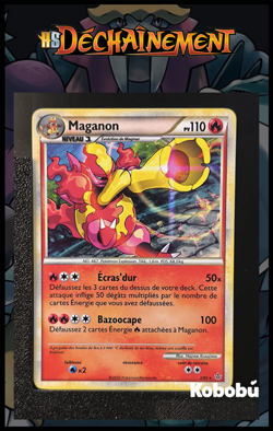 Carte Pokemon Maganon 2/95 Holo HS Dechainement HGSS FR 1 - Image 1
