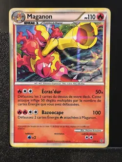 Carte Pokemon Maganon 2/95 Holo HS Dechainement HGSS FR 1 - Image 2