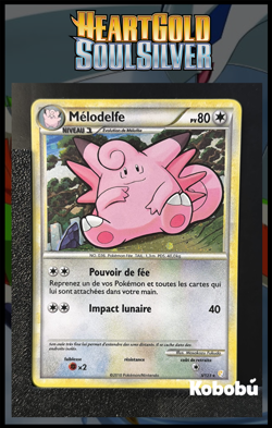 Carte Pokemon Melodelfe 3/123 Holo HeartGold SoulSilver HGSS FR - Image 1