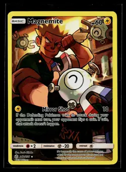 The Pokemon Company Magnemite 242/236 SM Cosmic Eclipse Holo Secret ENG 2019 NM - Image 1