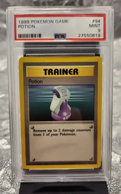 1999 Pokemon Game Potion #94 PSA Graded 9 MINT - Image 1