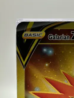 Pokemon TCG Brilliant Stars Gold Secret Rare Galarian Zapdos V 182/172 NM - Image 2