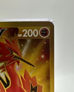 Pokemon TCG Brilliant Stars Gold Secret Rare Galarian Zapdos V 182/172 NM - Image 3