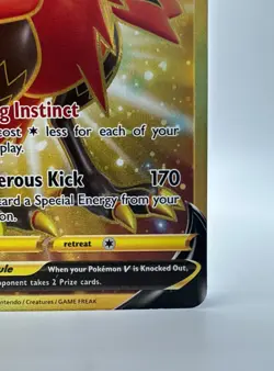 Pokemon TCG Brilliant Stars Gold Secret Rare Galarian Zapdos V 182/172 NM - Image 4