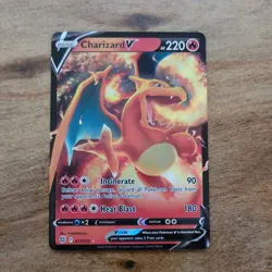 Charizard V 017/172 Pokemon TCG Brilliant Stars In Hand Pack Fresh Mint - Image 1