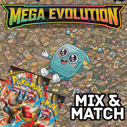 Pokemon MEG Mega Evolution Singles Common Uncommon Reverse Holo NM Sleeved - Image 1