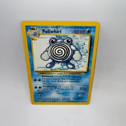 Poliwhirl 38/102 Uncommon Base Set Unlimited Pokemon Moderately Played - Image 1