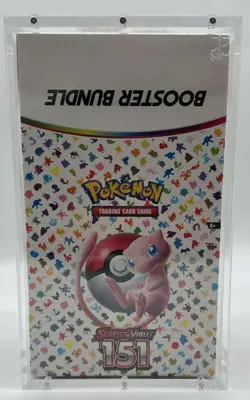 Pokemon 151 SV3.5 Booster Bundle Display Case Sealed W/Acrylic Case - Image 1