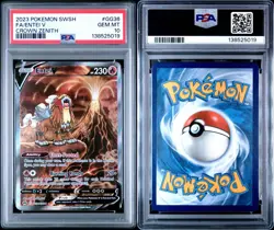 2023 POKEMON SWORD & SHIELD CROWN ZENITH #GG36 FULL ART/ENTEI V PSA 10 🔥🐾 - Image 4