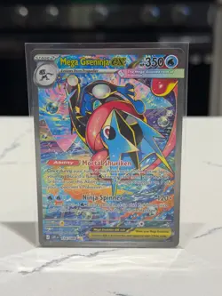 Pokemon Chaos Rising Mega Greninja ex Special Illustration Rare #116/086 - MINT - Image 3