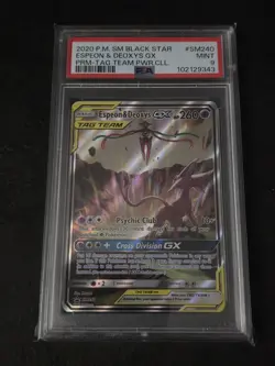 Pokemon Tag Team Espeon & Deoxys Psa 9 - Image 1