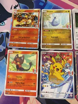 Pokemon KFC PROMO Complete Set 8 Pikachu Charizard Mewtwo Eevee Indonesia 2020 - Image 3