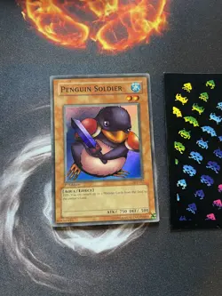 YuGiOh! Penguin Soldier Starter Deck Joey SDJ-022 1st Edition Super 215💎 NM💎 - Image 1
