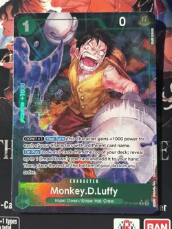 Monkey.D.Luffy Alt Art (OP16-034) | OP16 - The Time of Battle | ENGLISH - Image 1