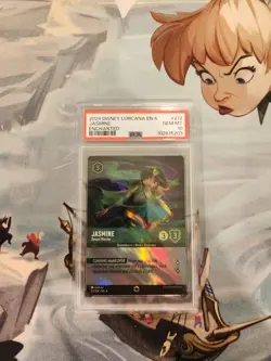 Disney Lorcana - Jasmine - Desert Warrior Enchanted - Ursula's Return - PSA 10 - Image 1