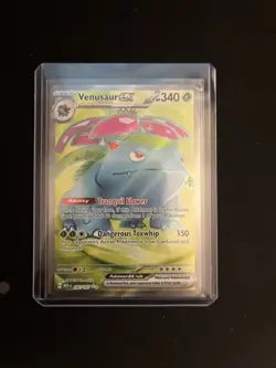 Pokemon TCG Venusaur EX Scarlet & Violet Holo Ultra Rare Card 182/165 - Image 3