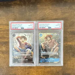 PSA 10 One Piece Card Game 2026 Tin Pack Set Vol. 2 Luffy, Ace #074 sequential - Image 1