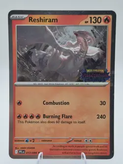 Reshiram (Phantasmal Flames Stamped) 017/094 Miscellaneous Cards & Products Holo - Image 1
