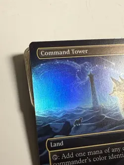 MTG Avatar Command Tower (Rainbow Foil). Magic The Gathering Avatar Card - Image 5