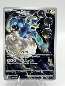 Pokemon TCG Thunderous Black Bolt ETB Full Art Promo Card - Image 1