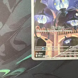 Lampent 102/086 White Flare Illustration Rare Full Art Holo Pokemon Card NM - Image 4