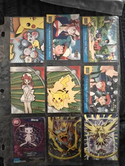 Topps Pokemon Topps Series 1 1999 TV Animation Edition 13-Card Lot Holo/Reg - Image 1