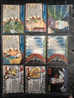 Topps Pokemon Topps Series 1 1999 TV Animation Edition 13-Card Lot Holo/Reg - Image 2
