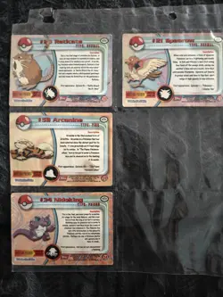 Topps Pokemon Topps Series 1 1999 TV Animation Edition 13-Card Lot Holo/Reg - Image 4