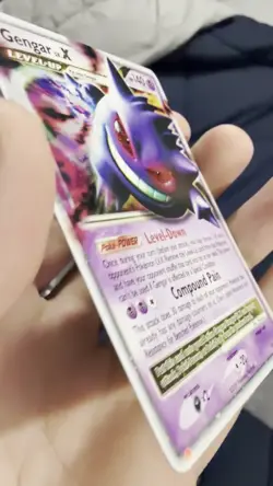 Pokemon Gengar TCG LV.X Platinum Arceus Holo Ultra Rare Card 97/99 - Image 2
