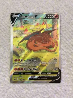 Lance's Charizard v SWSH133 Sword & Shield Promo Card, Holo, Near Mint - Image 1