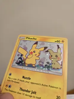 Pokemon TCG - Pikachu SM162 Holo Black Star Promo Card Sun & Moon 2019 - Image 2
