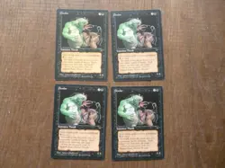 MTG 4 x Derelor rare card Fallen Empires Magic The Gathering - Image 1