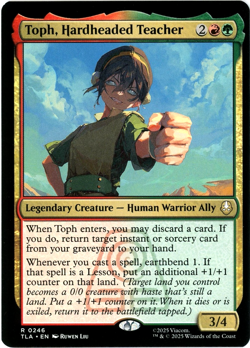 Toph, Hardheaded Teacher - 0246 - Avatar: The Last Airbender TLA - MTG - NM/M - Image 1