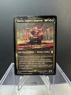 Caesar, Legion's Emperor 1 Thick Stock Foil - Universes Beyond: Fallout - Image 1