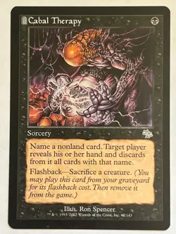 MTG CABAL THERAPY UC JUDGMENT 62 NM - Image 1