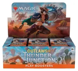 MTG Outlaws of Thunder Junction Play Booster Box Sealed New Magic The Gathering - Image 1