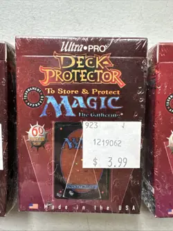 3 Pks Deck Protector Ultra Pro 60 Clear Sleeves New Sealed 1996 -A - Image 3