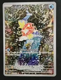 Pokemon Card TCG Paldea Evolved Magikarp 203/193 Illustration Rare NM - Image 1