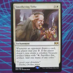 1x MTG Smothering Tithe - Promo Pack: Throne of Eldraine (PPELD) #22 - Magic - Image 1