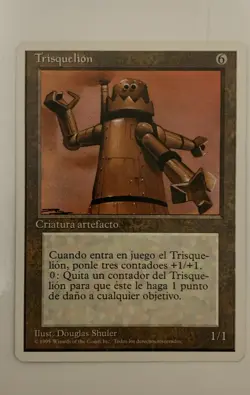 MTG NM Trisquelion Spanish Triskelion 4th Edition Free Shipping & Tracking - Image 1