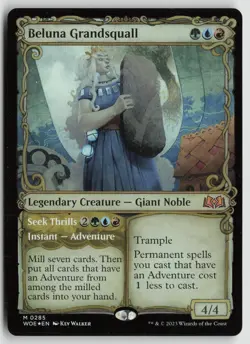 Beluna Grandsquall (Showcase) LP Foil 285 Wilds of Eldraine Magic: The Gathering - Image 1