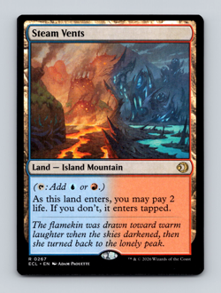 MTG Steam Vents ECL 0267 R NM Regular - Image 1