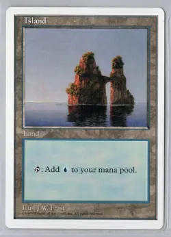 1x Island #436 - MTG Core Set 5th Edition - Near Mint - Image 1